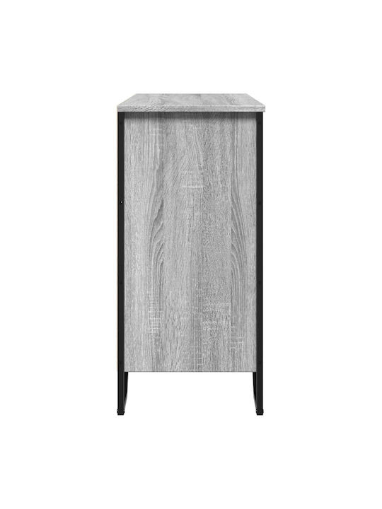 Μπουφές από Ξύλο & Μέταλλο Γκρι Sonoma 91x35.5x74.5cm