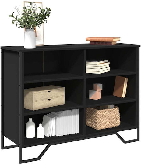 Мебели за съхранение от дърво & метал Black 101x35.5x74.5см