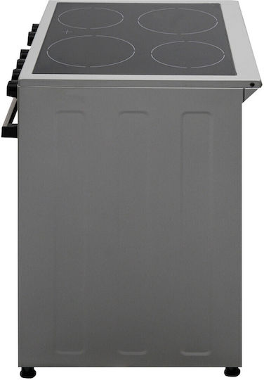 Crown Herd 65Es mit Keramikkochfeldern B57cm. Inox