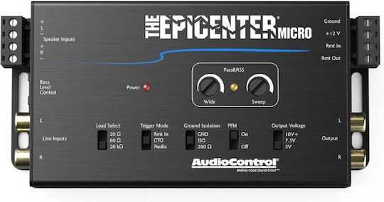 Audiocontrol Epicenter Micro Bass-Wiederherstellungsprozessor Line-Output-Konverter