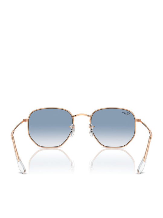 Ray Ban Γυαλιά Ηλίου Ροζ Χρυσά με Μεταλλικό Σκελετό
