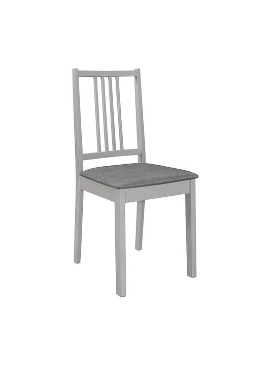 Dining Room Wooden Chair Grey 40x49x88.5cm 2pcs