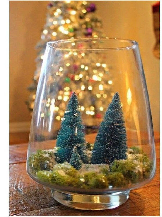 Weihnachtsdekoration Schneebedeckt Baum 30cm Grün