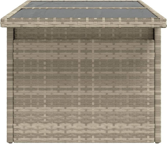 Tisch Stabil Ann. Grey 100x55x73cm