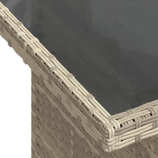 Tisch Stabil Ann. Grey 100x55x73cm