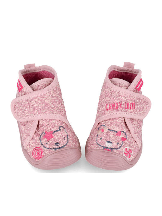 Kinderhausschuhe Stiefel Rosa