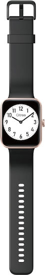 Q&Q Citrea Smartwatch με Παλμογράφο (Μαύρο)