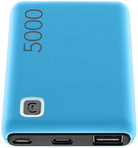 Cellular Line Essence Power Bank 5000mAh с USB-A порт и USB-C порт Син