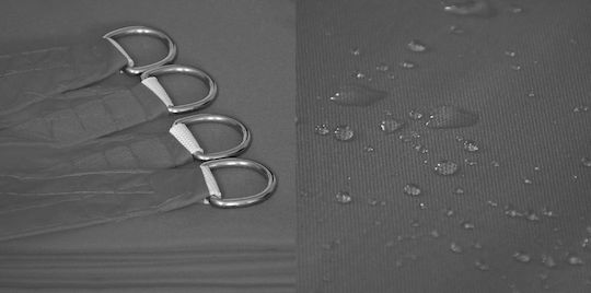 AIO Factory Τρίγωνο Πανί Σκίασης Γκρι 3m