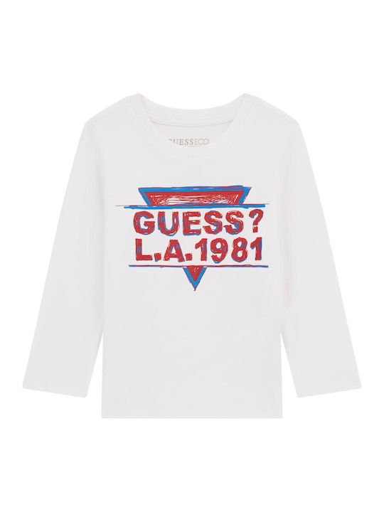 Guess Children's Blouse Long Sleeve White