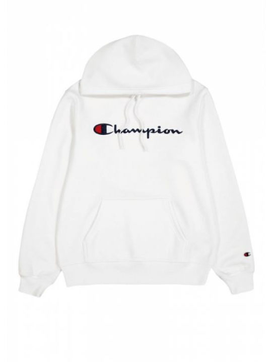 Sweatshirt with Hood White