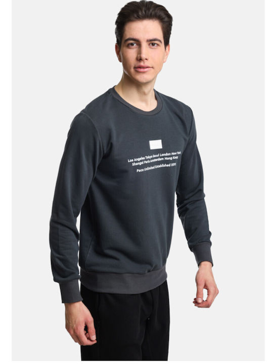 Paco & Co Herren Sweatshirt Charcoal