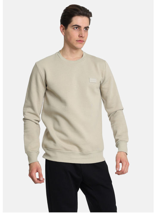 Paco & Co Herren Sweatshirt Γκρι-μελανζέ