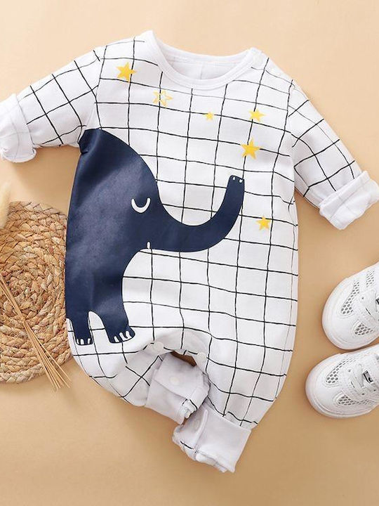 TakTakBaby Babystrampler Langärmliges Weiß