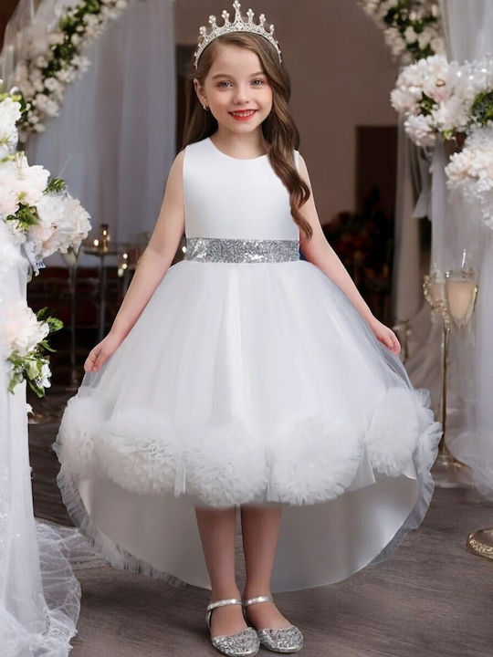 TakTakBaby Kids Dress Tulle Sleeveless White