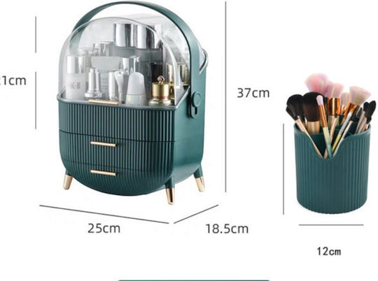 Organizator De Cosmetice Cu Sertare Verde