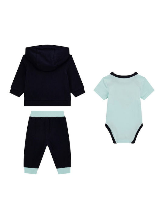 Guess Baby Bodysuit Set Long-Sleeved BLUE