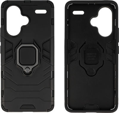 Powertech Back Cover Metallic Durable Black (Redmi Note 13 Pro+)