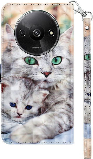 Задна корица Кожа / Силикон (Redmi A3)