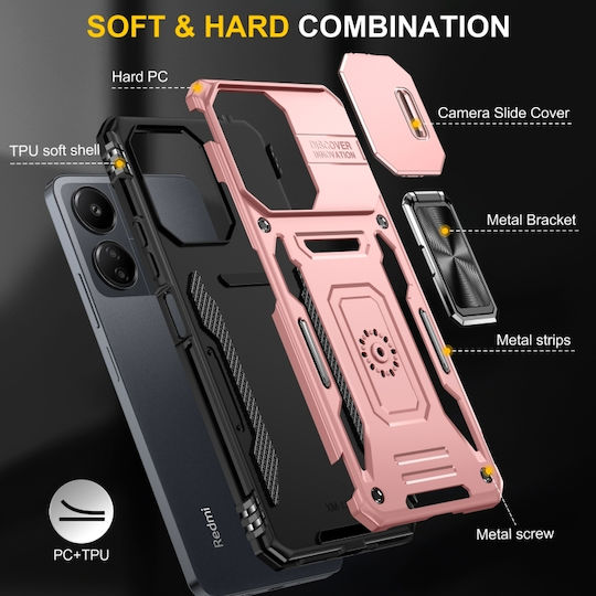 Back Cover Metalic Rose Gold (Redmi Note 13 Pro 5G / Poco X6)