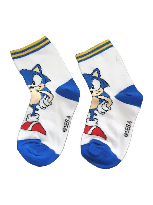 Disney Șosete pentru Copii Sonic White