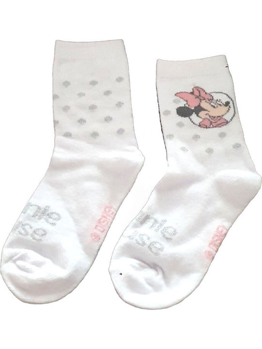 Disney Παιδικές Κάλτσες Minnie White