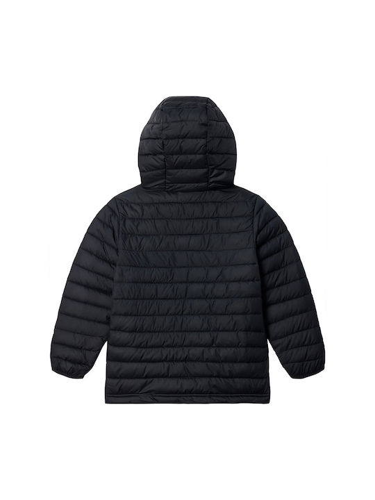 Columbia Kids Casual Jacket with Lining & Hood Black Lite Ii