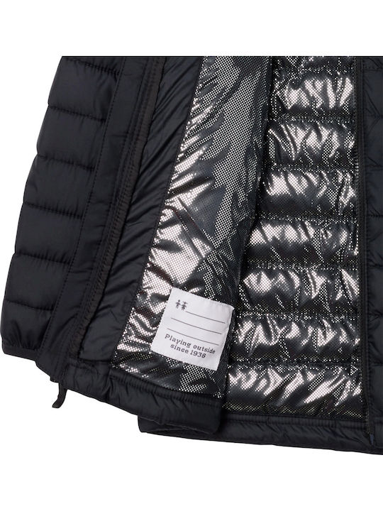 Kinder Freizeitjacke Lang mit Futter & Kapuze Black Lite Ii