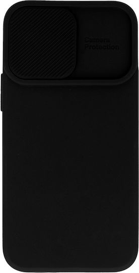 Powertech Back Cover Σιλικόνης Μαύρο (Galaxy A55)