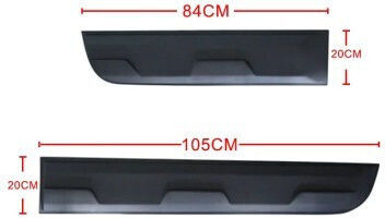 Door Sill Car Sideways Compatible with Volkswagen T6 Ford Ranger 2012-2022