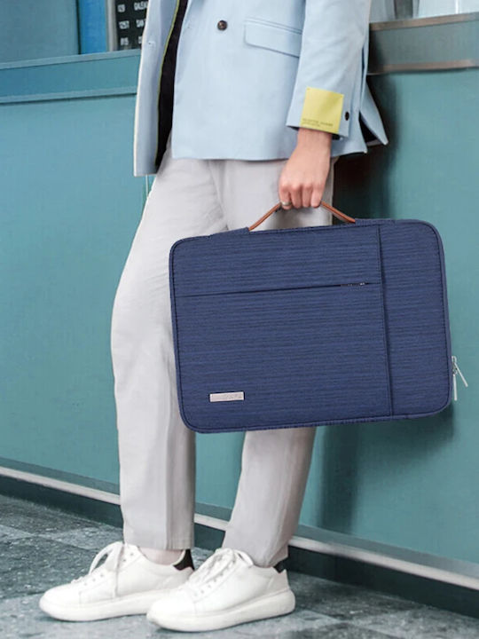 CanvasArtisan Messenger Τσάντα Laptop 16" σε Μπλε χρώμα