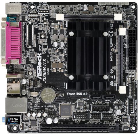 ASRock J3355B-ITX SoC Motherboard Mini ITX with Intel BGA1296 Socket