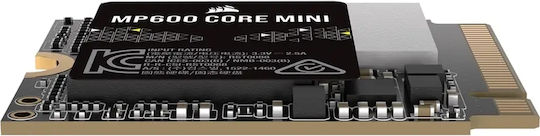 Corsair MP600 Core Mini SSD 1TB M.2 NVMe PCI Express 4.0 CSSD-F1000GBMP600CMN