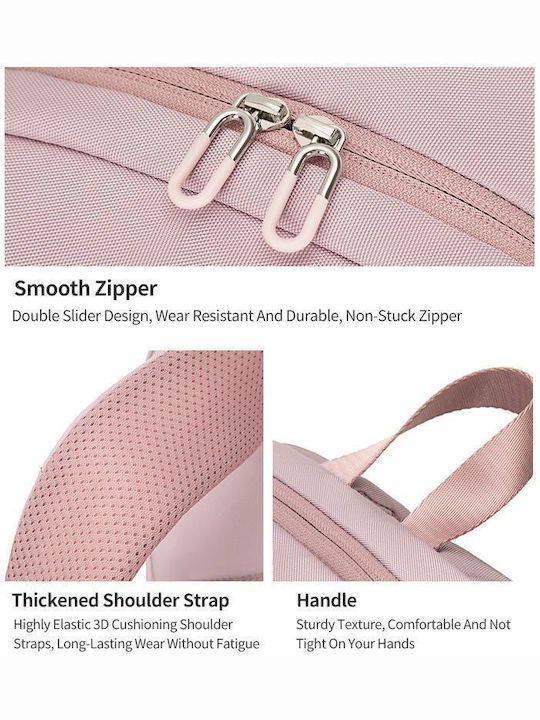 Chantria Tasche Rucksack für Laptop 15.6" in Lila Farbe CB00638-PU