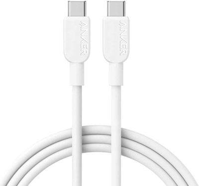 Anker USB 2.0 Кабел USB-C мъжки - USB-C мъжки 240W Бял 1.8м (A81D6H21)