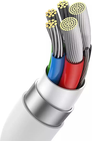 Baseus Superior 2 USB 4 Video Cable USB-C Male - USB-C 240W PD White 1.8m P10365200211-05