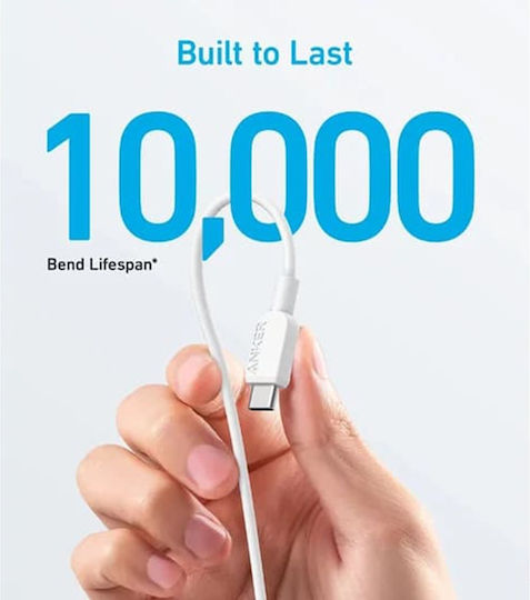 Anker USB 2.0 Kabel USB-C männlich - USB-C 240W PD Weiß 1,8m A81D6H21