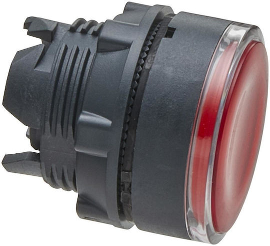 Schneider Electric Διακόπτης Μπουτόν Με φωτισμό Κόκκινο