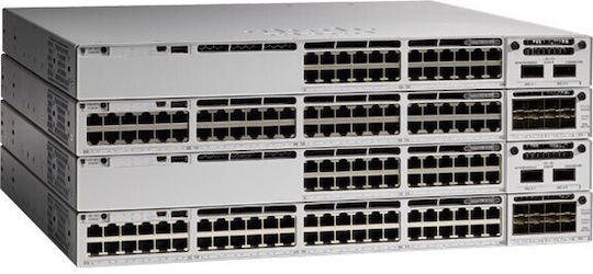 Cisco Catalyst 9300L Managed L2 PoE Switch με 48 Θύρες Gigabit (1Gbps) Ethernet