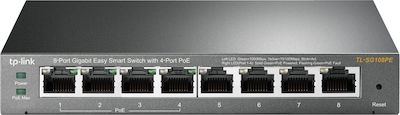 TP-LINK Unmanaged L2 Switch with 8 Ethernet Ports and 8 SFP Ports