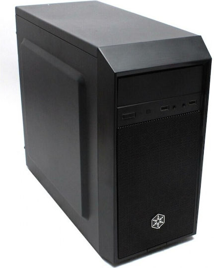 Silverstone Precision PS16 Midi Tower Κουτί Υπολογιστή Μαύρο