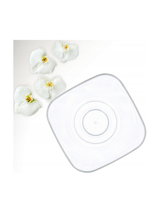 Kadax Orchid Pot Cover Plastic Flower Pot 9cm Transparent