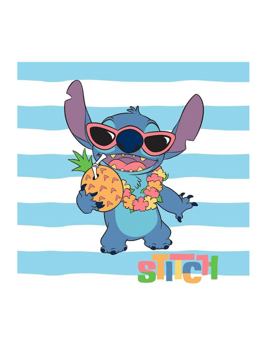 Disney Бебешка кърпа за лице/ръце Lilo & Stitch 79 Sky Blue 30 cmx30cm