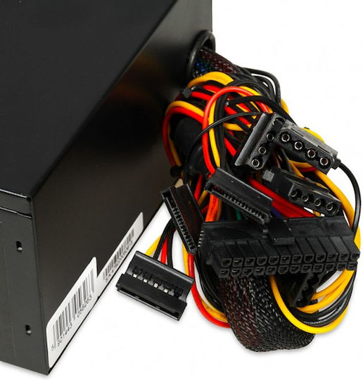 iBox Aurora 700W Negru Sursă de Alimentare Calculator Complet cu fir