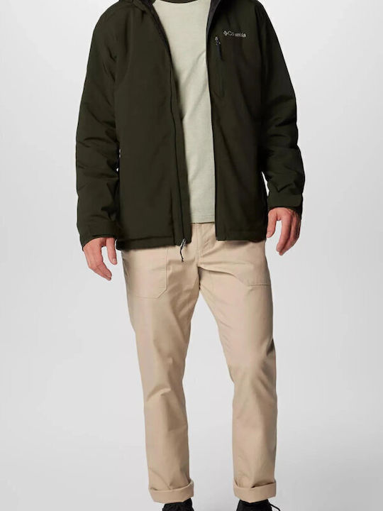 Gate Racer Ii Winter Jacke Softshell Wasserdicht und Winddicht Green