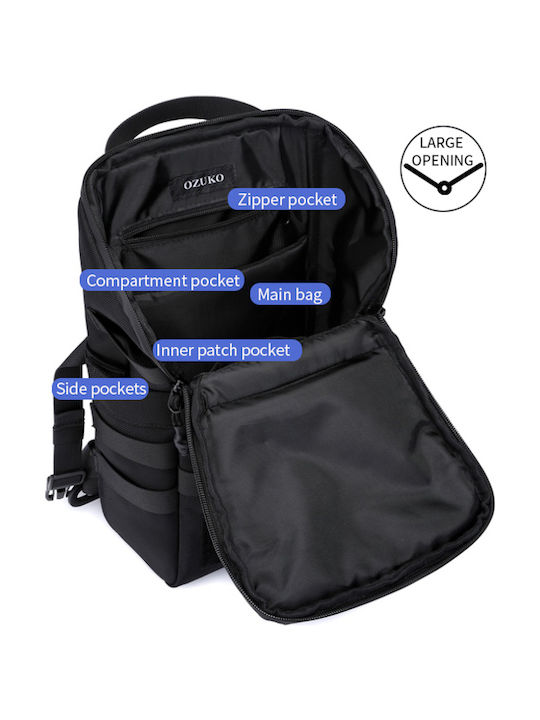 Herrentasche Sling Schwarz