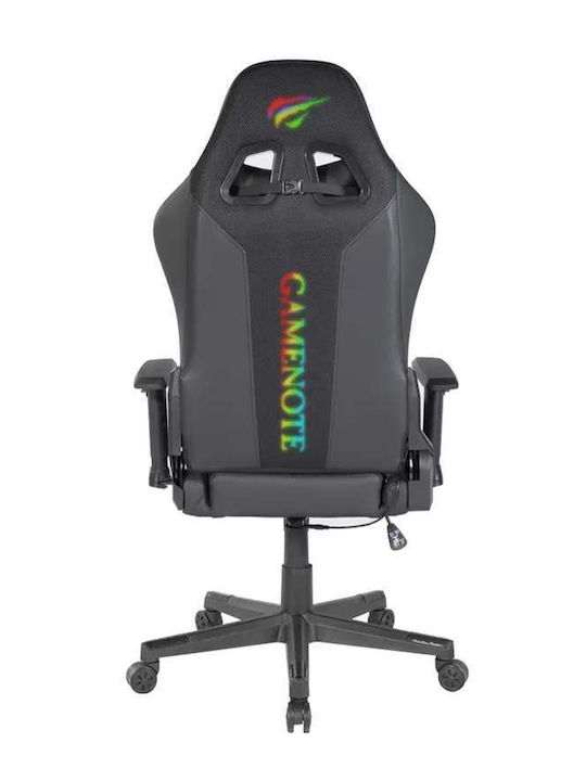 Havit Gamenote GC936 Καρέκλα Gaming Δερματίνης με Ρυθμιζόμενα Μπράτσα Μαύρη