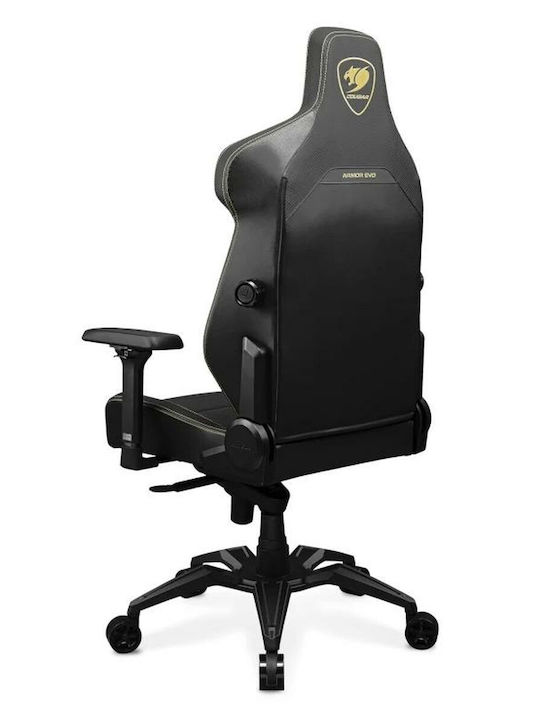 Cougar Armor Evo Royal Καρέκλα Gaming Δερματίνης με Ρυθμιζόμενα Μπράτσα Μαύρη