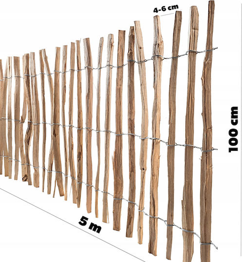 Kadax Hazel Garden Fence 500x100 4-6cm
