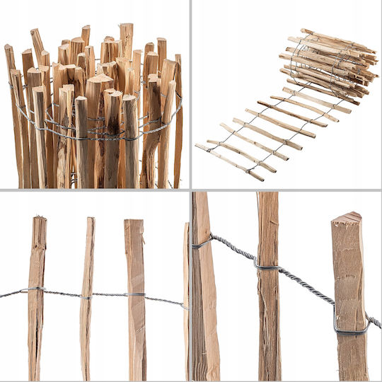 Gard de grădină Kadax din alun 500x50 7-9cm